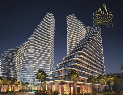 Oak Wood & Travertine | Brass Accents | Pools & Sky Terraces | Beach & Luxury Lobby-13