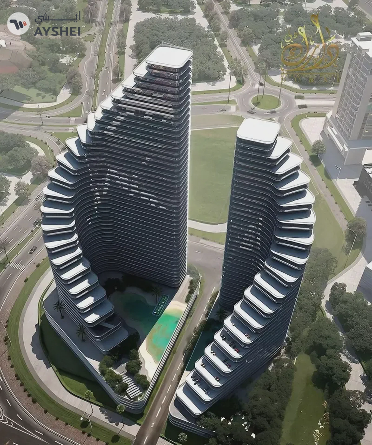 Oak Wood & Travertine | Brass Accents | Pools & Sky Terraces | Beach & Luxury Lobby
