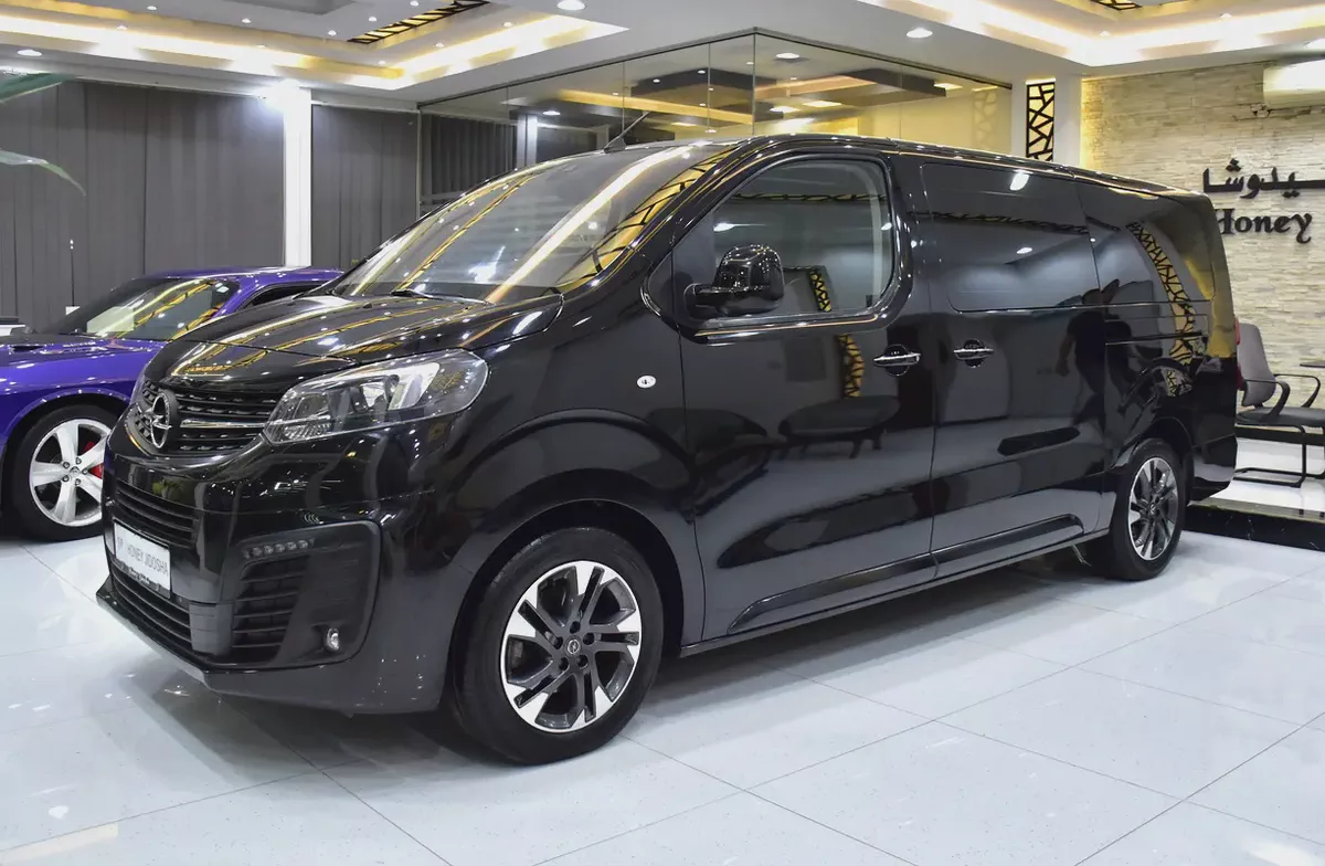 AED 1,447 EMi at 0% DP | DIESEL ( ديزل ) Opel Zafira Life ( 2023 Model ) in Black Color GCC Specs-1-1