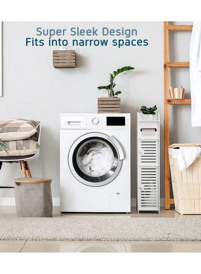  Eworld 3-Tier Free Standing Bathroom Furniture Cabinets-4