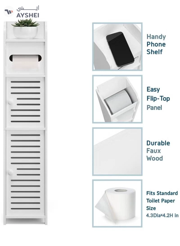  Eworld 3-Tier Free Standing Bathroom Furniture Cabinets