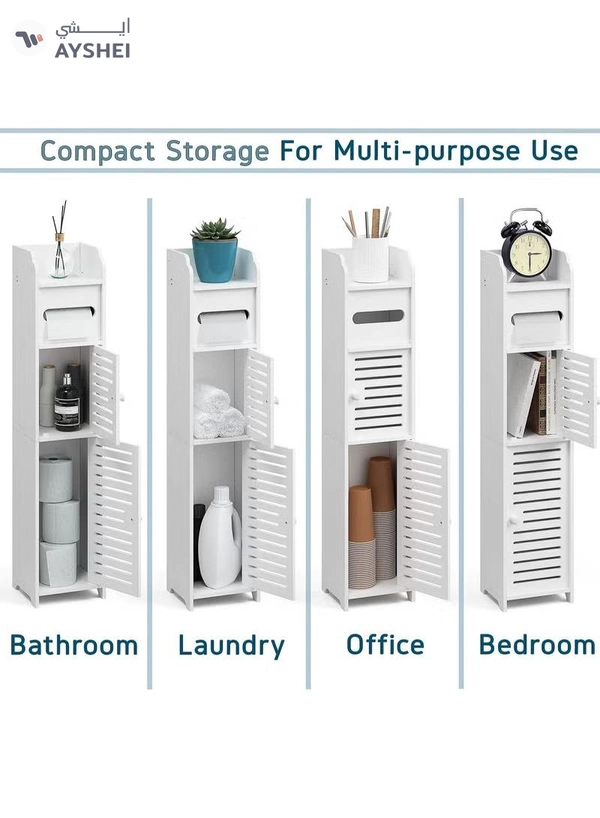  Eworld 3-Tier Free Standing Bathroom Furniture Cabinets