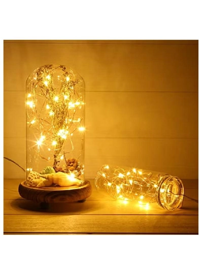 JIHAM LED Fairy String Lights 5M Firefly String Lights For Ramadan Light Battery Operated Lights Warm White Ramadan Light-0