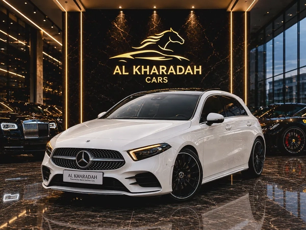 Mercedes-Benz A250 AMG Line | 2018 | GCC | 113,000 km | White / Red Interior