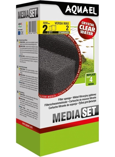 AQUARIUM Aquael Filter Sponge For Versa Max 2 - 2pcs-0