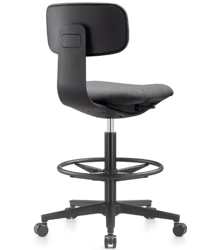 NAVO Pluto, High Office Chair, Ergonomic Drafting Chair with Adjustable Height-1