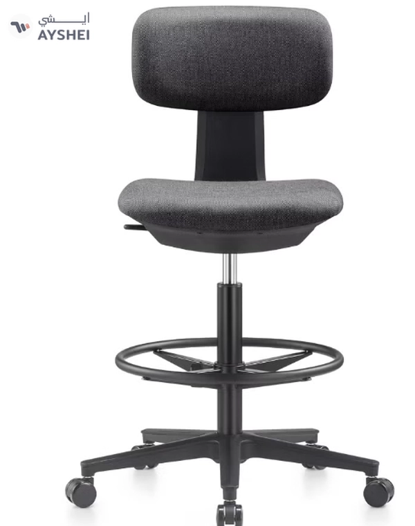 NAVO Pluto, High Office Chair, Ergonomic Drafting Chair with Adjustable Height