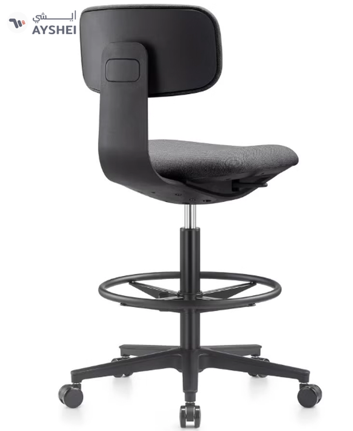 NAVO Pluto, High Office Chair, Ergonomic Drafting Chair with Adjustable Height-1-1