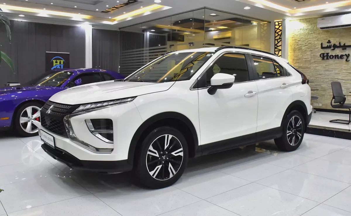 AED 1,041 EMi at 0% DP | Mitsubishi Eclipse Cross ( 2025 Model ) in White Color GCC Specs-1-1