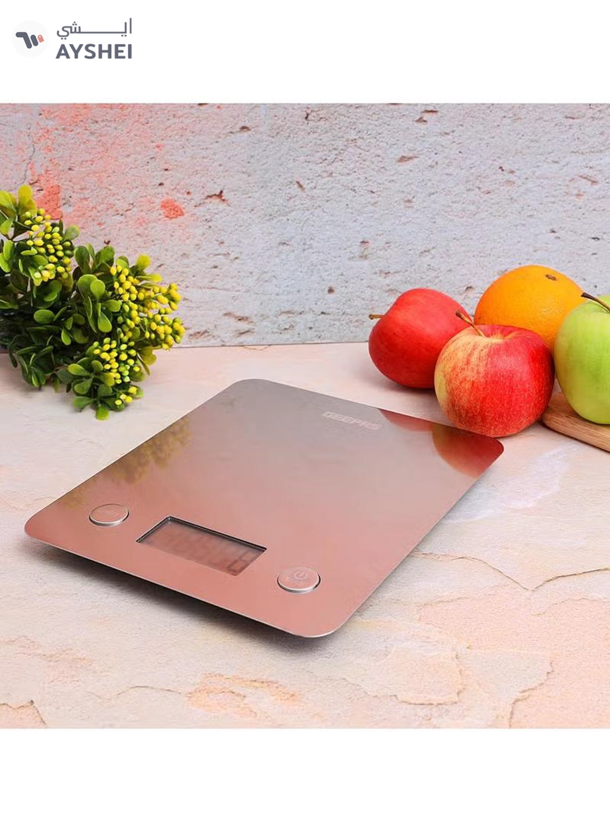 GEEPAS Digital Kitchen Scales | Stainless Steel Top Panel Auto-Off Function| High Accuracy GKS46507UK-4-4