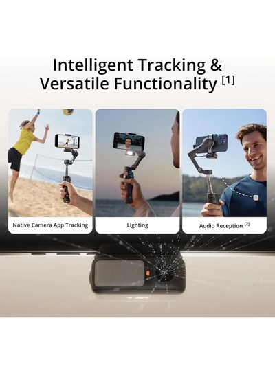 dji Osmo Mobile 7P Gimbal Stabilizer for iPhone, Android, Native Tracking, Lighting, 3-Axis Phone Gimbal, Quick Launch, One-Tap Edit, Built-in Extension Rod & Tripod, 10hrs Use, Phone Charging Black-5
