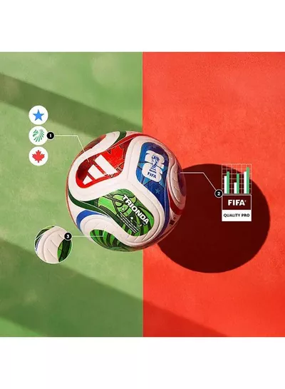 World Cup 2026 Model Football Size 5 | Training Soccer Ball for Indoor & Outdoor Play | Durable, Textured Surface, Ideal for Practice & Matches-6