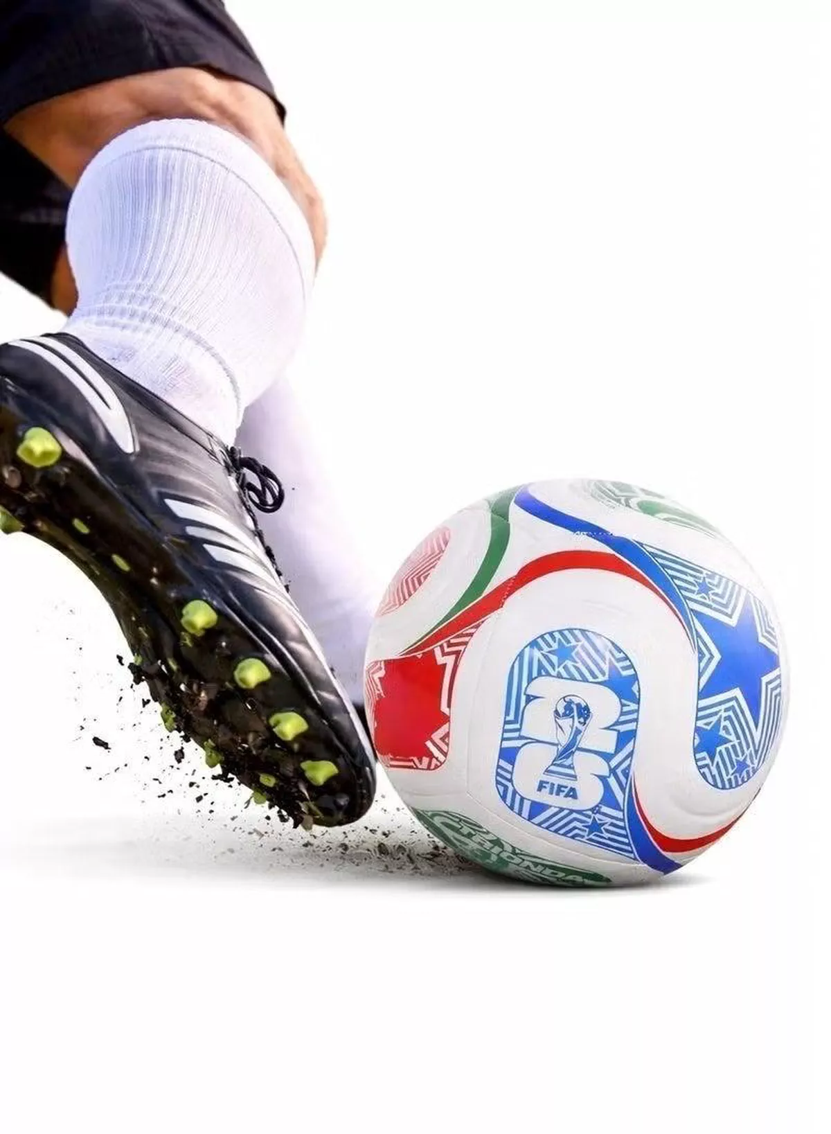 World Cup 2026 Model Football Size 5 | Training Soccer Ball for Indoor & Outdoor Play | Durable, Textured Surface, Ideal for Practice & Matches-1-1