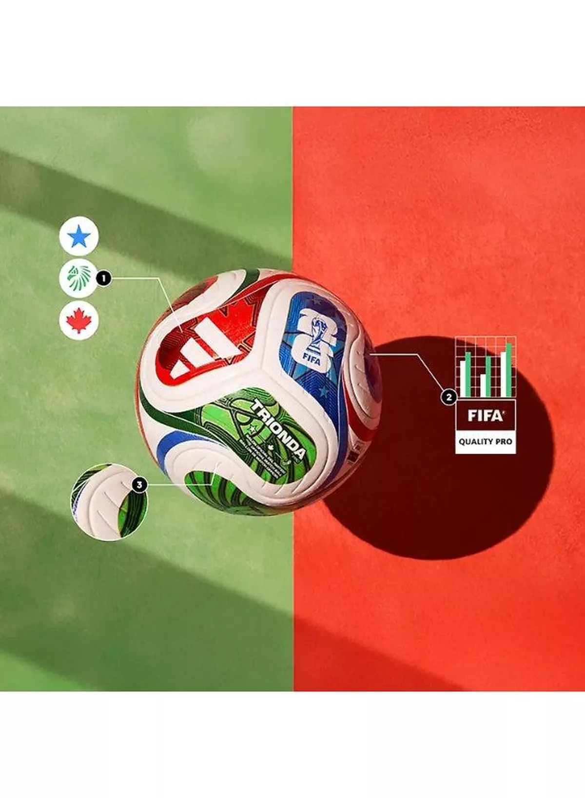 World Cup 2026 Model Football Size 5 | Training Soccer Ball for Indoor & Outdoor Play | Durable, Textured Surface, Ideal for Practice & Matches-6-6
