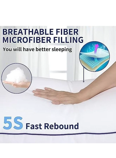 Eworld Premium Down Alternative Filled Bed Pillows-2