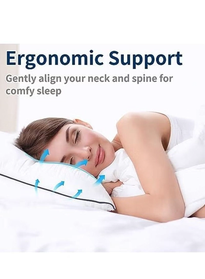 Eworld Premium Down Alternative Filled Bed Pillows-3