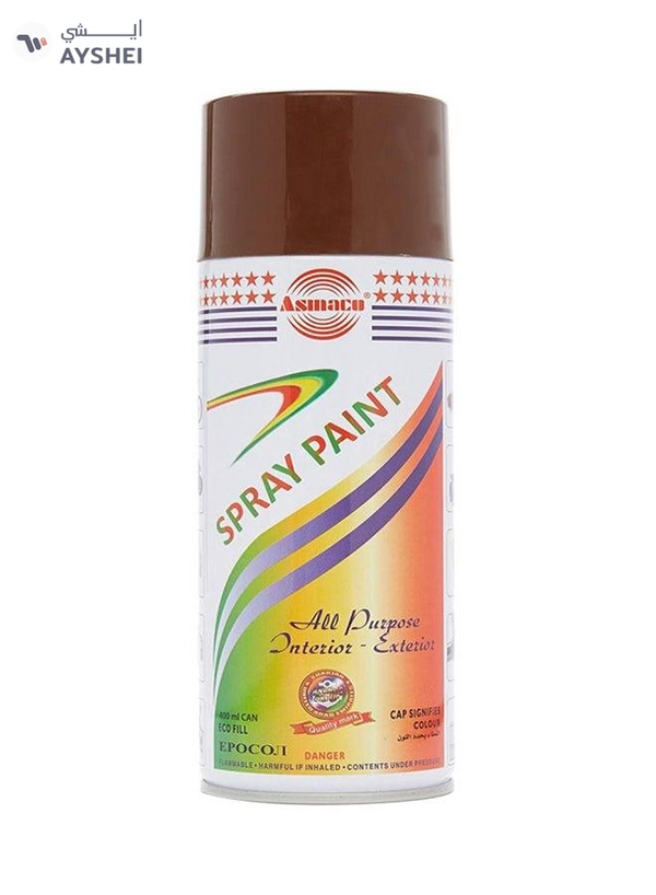 Asmaco All-Purpose Spray Paint Brown 400ml