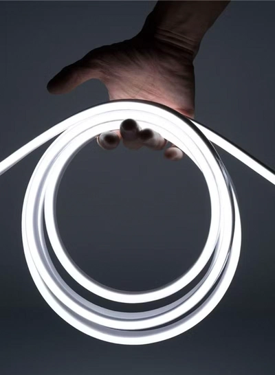 Yuwell Premium Quality LED Neon Strip Light Waterproof For Home Lighting Kitchen Bed Outdoor Flexible Decoration Cool White 5 Meter-0