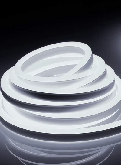 Yuwell Premium Quality LED Neon Strip Light Waterproof For Home Lighting Kitchen Bed Outdoor Flexible Decoration Cool White 5 Meter-2