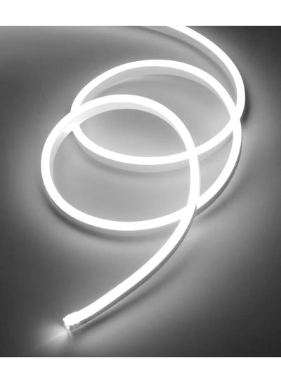 Yuwell Premium Quality LED Neon Strip Light Waterproof For Home Lighting Kitchen Bed Outdoor Flexible Decoration Cool White 5 Meter-1