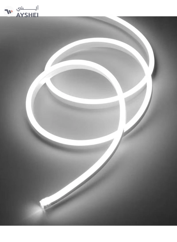 Yuwell Premium Quality LED Neon Strip Light Waterproof For Home Lighting Kitchen Bed Outdoor Flexible Decoration Cool White 5 Meter
