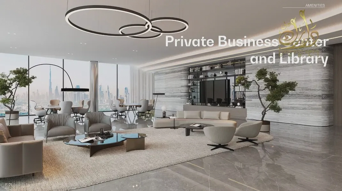 Furnished Studio | Skyhills Astra | Balcony & Skyline Views-2-2