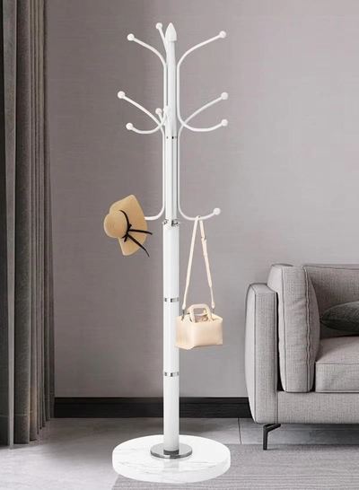 DubaiGallery Coat Stands Coat Racks Metal Coat Rack Coat Stand Metal Hat Coat Stand Heavy Bedroom Hallway Free Standing Clothes Hat Rack Hangers Free-Standing Hanger Rack-3