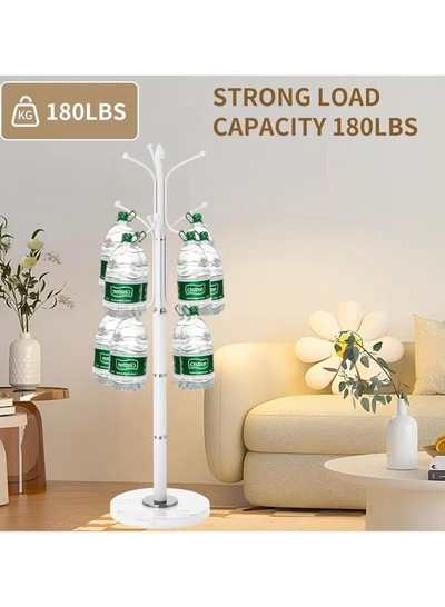 DubaiGallery Coat Stands Coat Racks Metal Coat Rack Coat Stand Metal Hat Coat Stand Heavy Bedroom Hallway Free Standing Clothes Hat Rack Hangers Free-Standing Hanger Rack-1