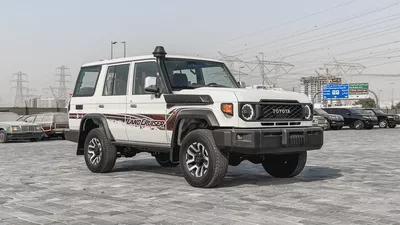 2026 Toyota Land Cruiser LC76 2.8L AT Diesel (White-Brown) Omani-0