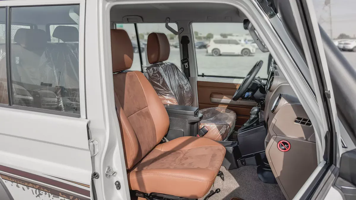2026 Toyota Land Cruiser LC76 2.8L AT Diesel (White-Brown) Omani-10-10