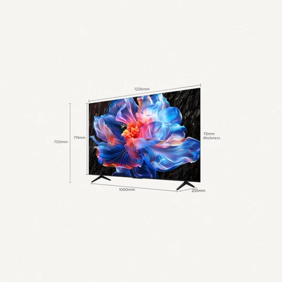 TCL 75-Inch P6K LED 4K UHD HDR Smart TV | Google TV, 60Hz, HDR 10, AiPQ Processor, Dolby Audio, MEMC, HDMI 2.1, Bluetooth 5.2, WiFi 5, Bezel-less Design, (2025 Model) 75P6K Black-1