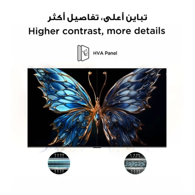 TCL 75-Inch P6K LED 4K UHD HDR Smart TV | Google TV, 60Hz, HDR 10, AiPQ Processor, Dolby Audio, MEMC, HDMI 2.1, Bluetooth 5.2, WiFi 5, Bezel-less Design, (2025 Model) 75P6K Black-2