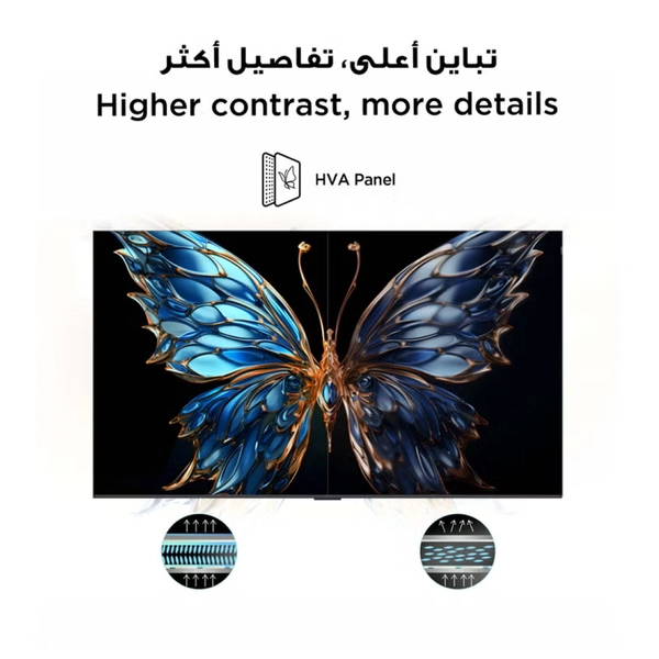 TCL 75-Inch P6K LED 4K UHD HDR Smart TV | Google TV, 60Hz, HDR 10, AiPQ Processor, Dolby Audio, MEMC, HDMI 2.1, Bluetooth 5.2, WiFi 5, Bezel-less Design, (2025 Model) 75P6K Black