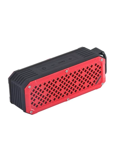 GEEPAS Rechargeable Bluetooth Speaker Red/Black-0