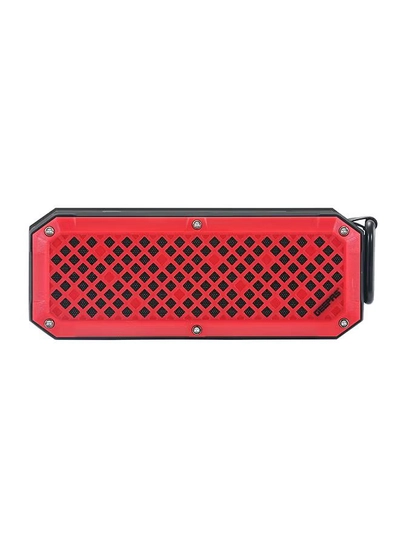 GEEPAS Rechargeable Bluetooth Speaker Red/Black-1