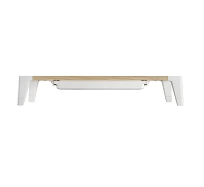 Navodesk Premium Wooden Monitor Riser With Drawer, Minimalistic Monitor Stand for iMac & PC-4
