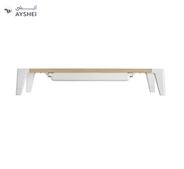 Navodesk Premium Wooden Monitor Riser With Drawer, Minimalistic Monitor Stand for iMac & PC