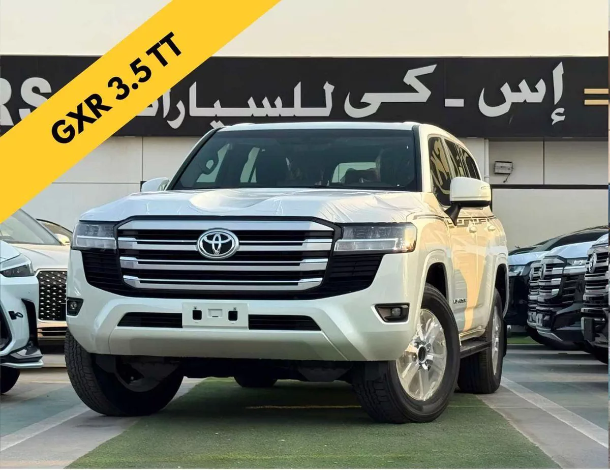 Toyota Land Cruiser GXR TWIN TURBO || 3.5L PETROL V6 | DRIVER PWR SEAT | SUNROOF | COOL BOX (CODE # GXR3B)