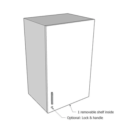 Wall mounted Cabinet: 1 Door-0
