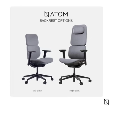 Navodesk NAVO ATOM, Minimal Aesthetic & Ergonomic Office Chair-4