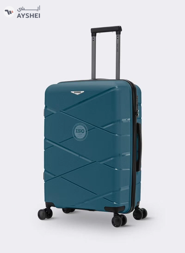 PARAJOHN Travel with Ease and Confidence - Light Weight Stylish & Durable PP Trolley Luggage Set with TSA Lock- Blue