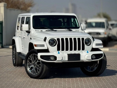 Jeep Wrangler Unlimited SAHARA 4XE Wrangler 4XE 2.0L Turbo PHEV 2023 UAE Price @ 143,000 AED-1