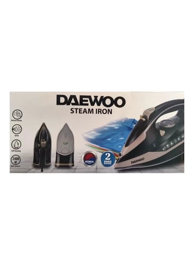 DAEWOO Steam Iron 320.0 ml 2400.0 W DSI 6291 - Portable Black/Brown-1