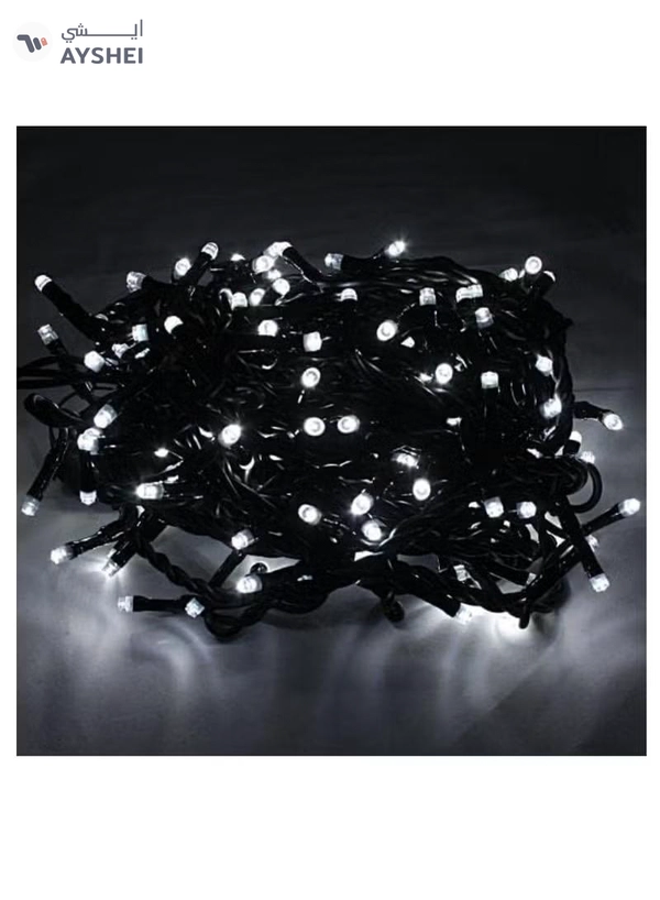 Yuwell Cool White LED Fairy Light Exterior Waterproof Fairy Light For Party Indoor And Outdoor Decoration For Home And Garden Decoration 200 LED 17 Meter