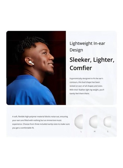 realme Buds T100 True Wireless Earbuds With AI Noise Cancelling Blue-5