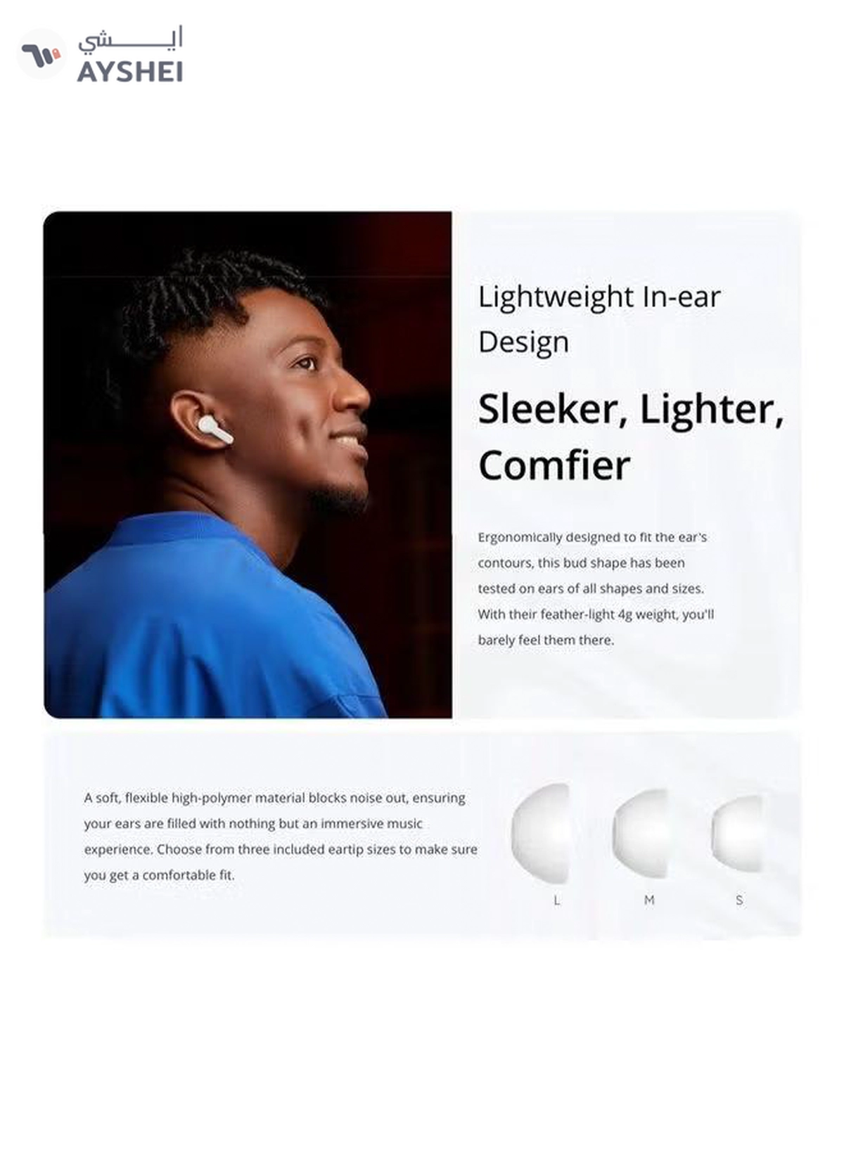 realme Buds T100 True Wireless Earbuds With AI Noise Cancelling Blue-5-5