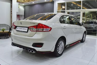 AED 515 EMi at 0% DP | Suzuki Ciaz ( 2023 Model ) in White Color GCC Specs-5