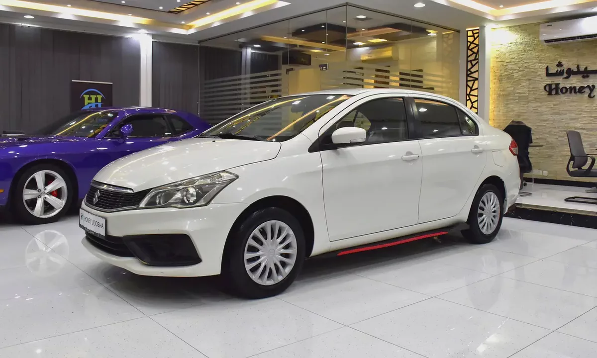 AED 515 EMi at 0% DP | Suzuki Ciaz ( 2023 Model ) in White Color GCC Specs-1-1