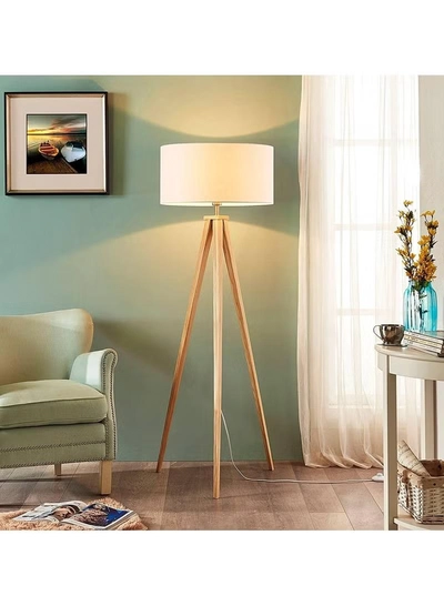 DubaiGallery Nordic Vertical Bedside Floor Lamp Inclined Rod for Living Room & Bedroom With 12W-0