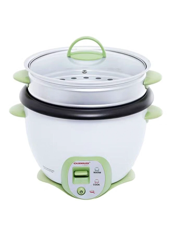 Olsenmark Electric Rice Cooker 1.8 L OMRC2117 White